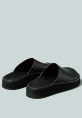 GIVENS Flatform Black Slip-On-Black
