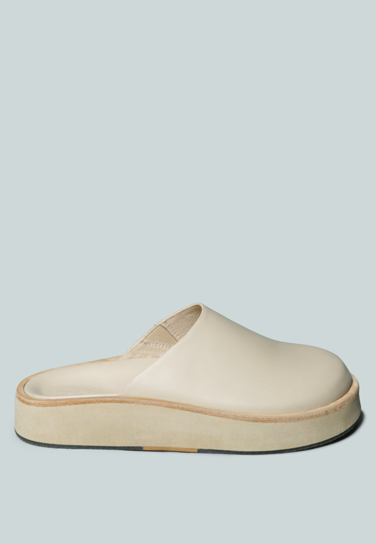 GIVENS Flatform Nude Slip-On