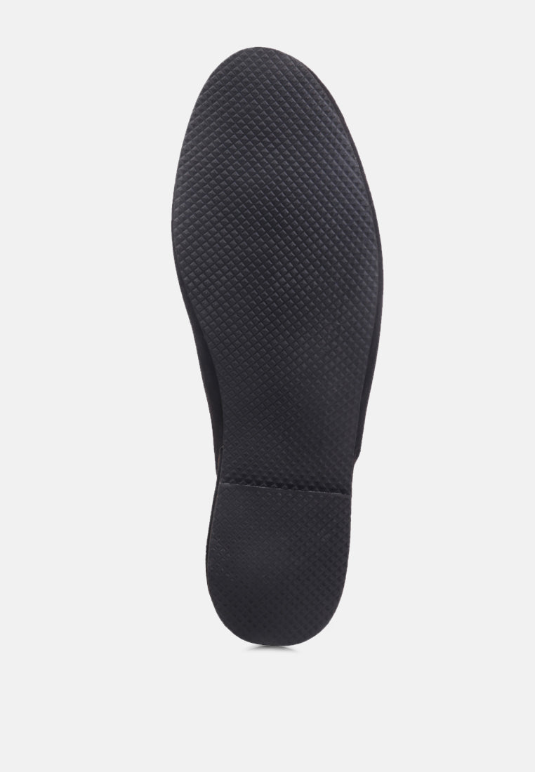Buy Gretchen Black Slingback Flat Sandals | Sandals | Rag & Co United ...