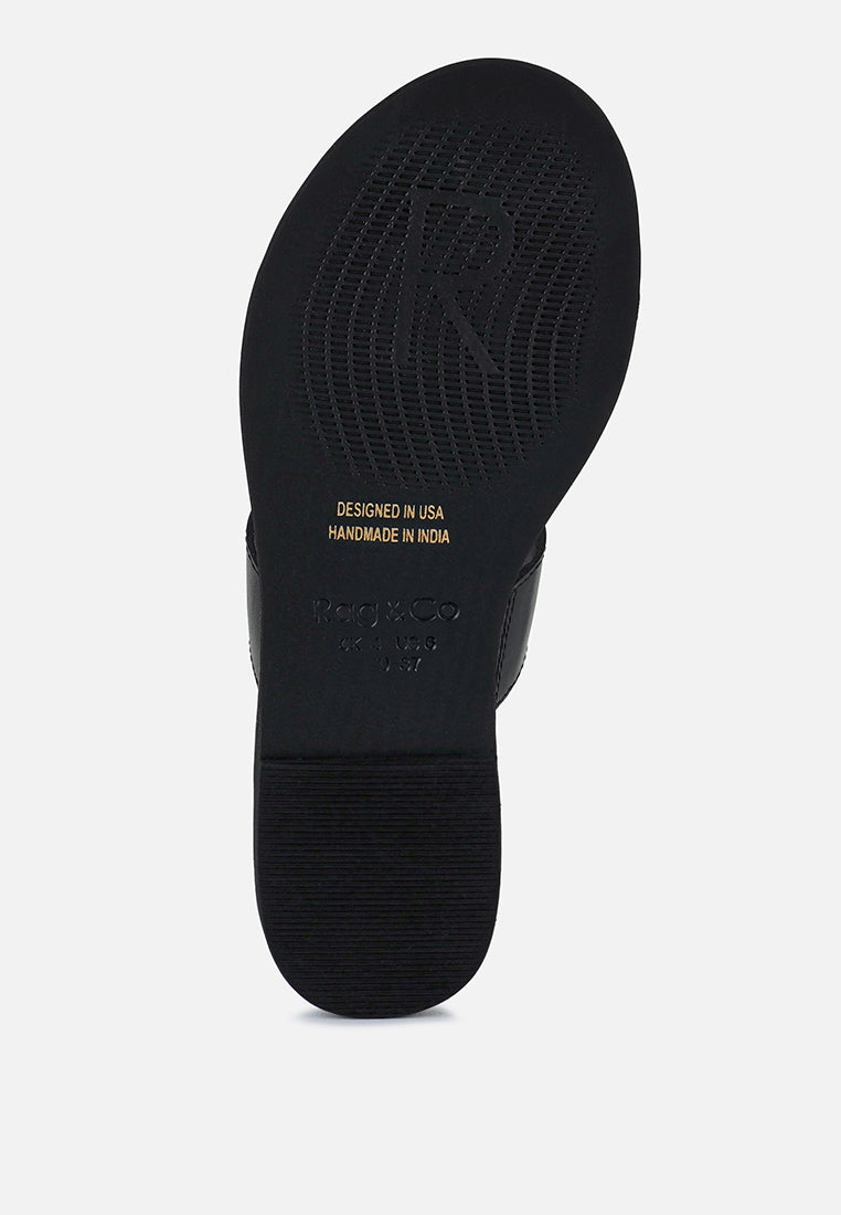 Buy Bata womens Toe-ring Sandal BLACK Flat Sandal - 4 UK (5616261) at  Amazon.in