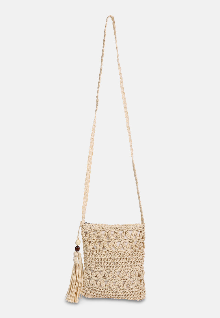 hay day beige paper straw crochet bag#color_light-beige