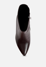 magna burgundy high heeled ankle boot#color_burgundy