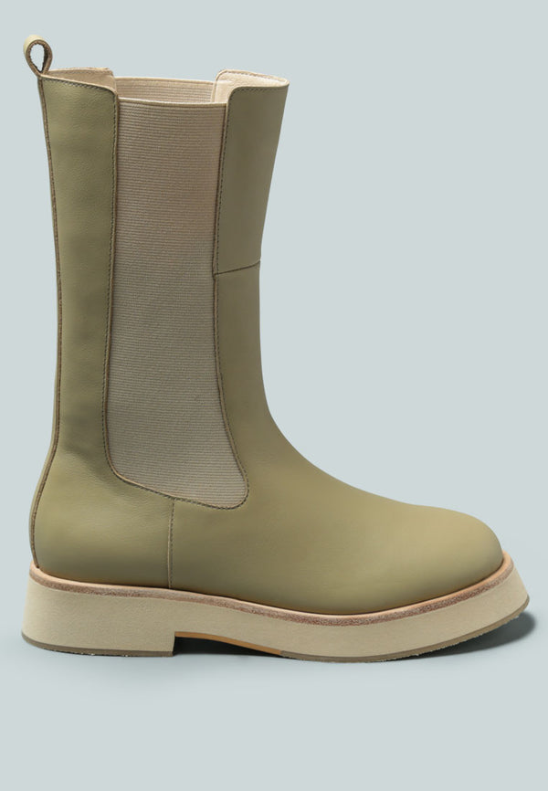 MILLER Chelsea Classic Taupe Boot-Taupe