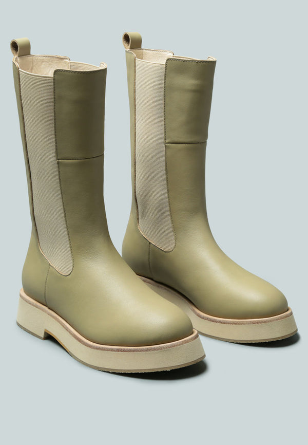 MILLER Chelsea Classic Taupe Boot-Taupe