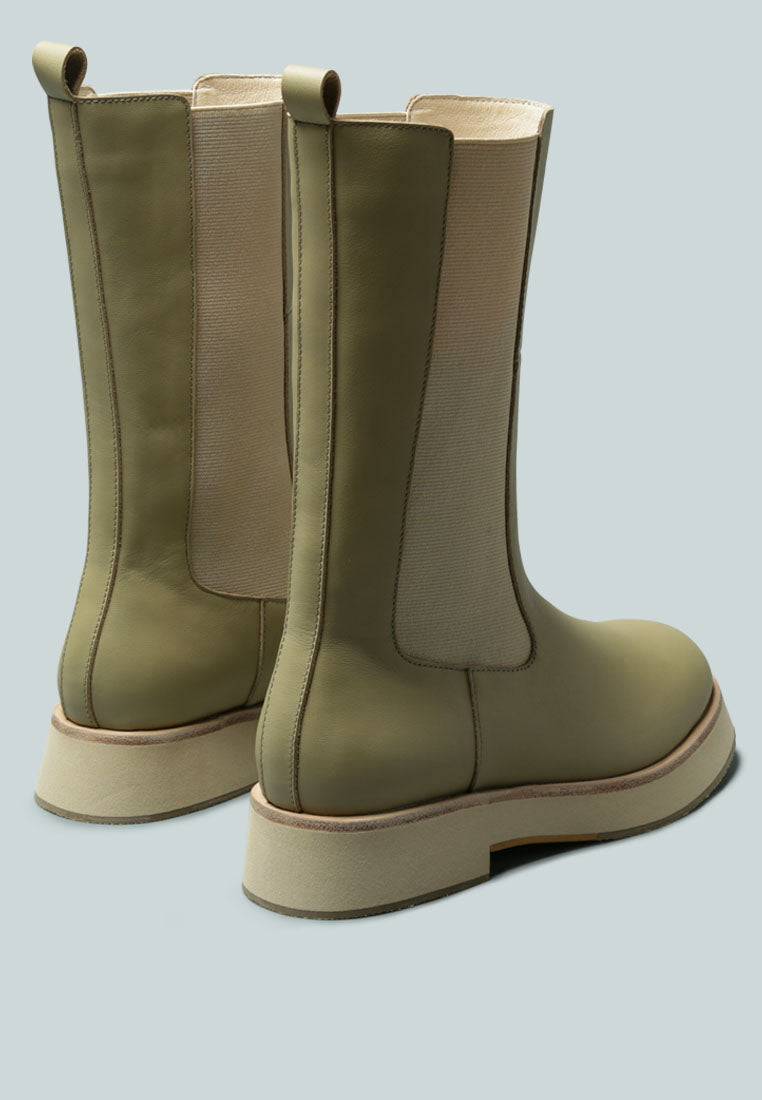 MILLER Chelsea Classic Taupe Boot-Taupe