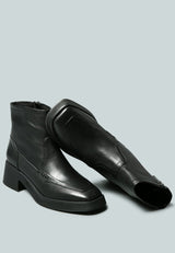 OXMAN Classic Black Ankle Boot_Black
