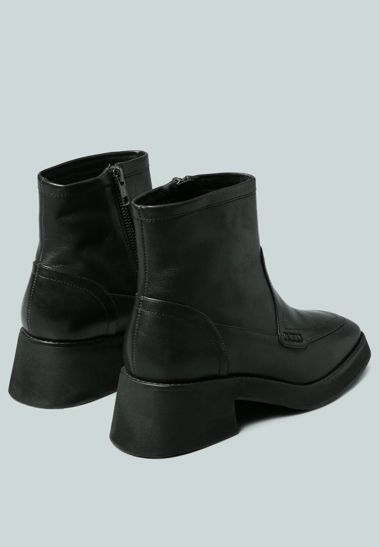 OXMAN Classic Black Ankle Boot_Black