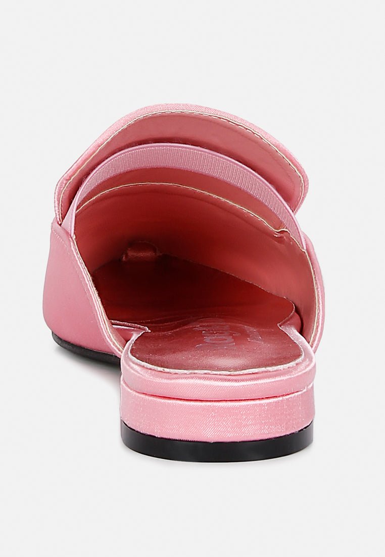 PERRINE Diamante Jewel Satin Mules in Blush#color_blush