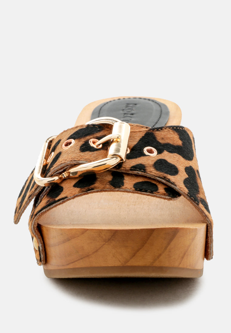 POLLY Leopard Clogs-leopard