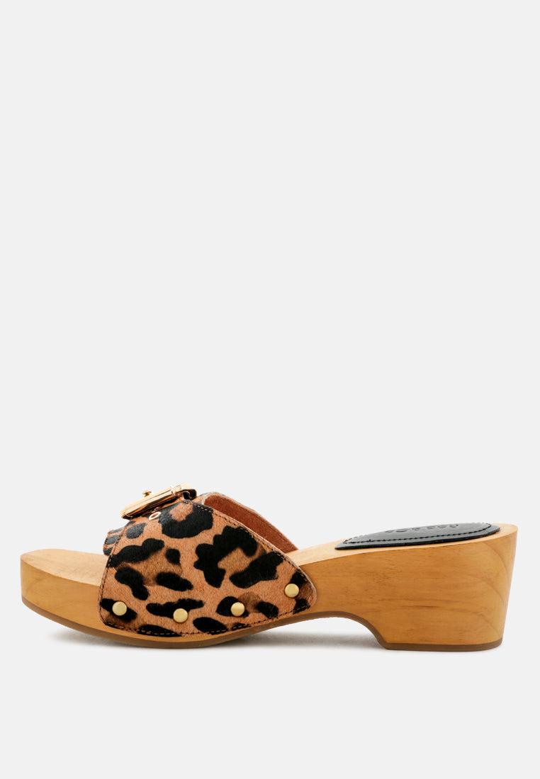 POLLY Leopard Clogs-leopard