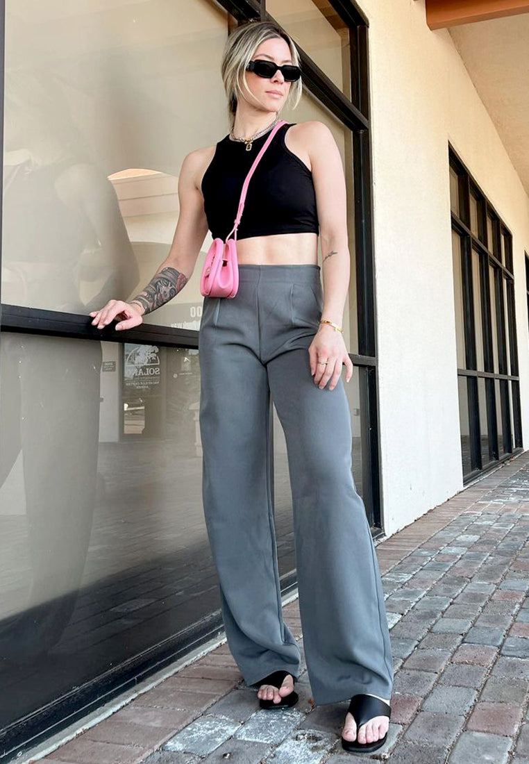 OROFER Black Soft Leather Luxury Thong Flats_Black