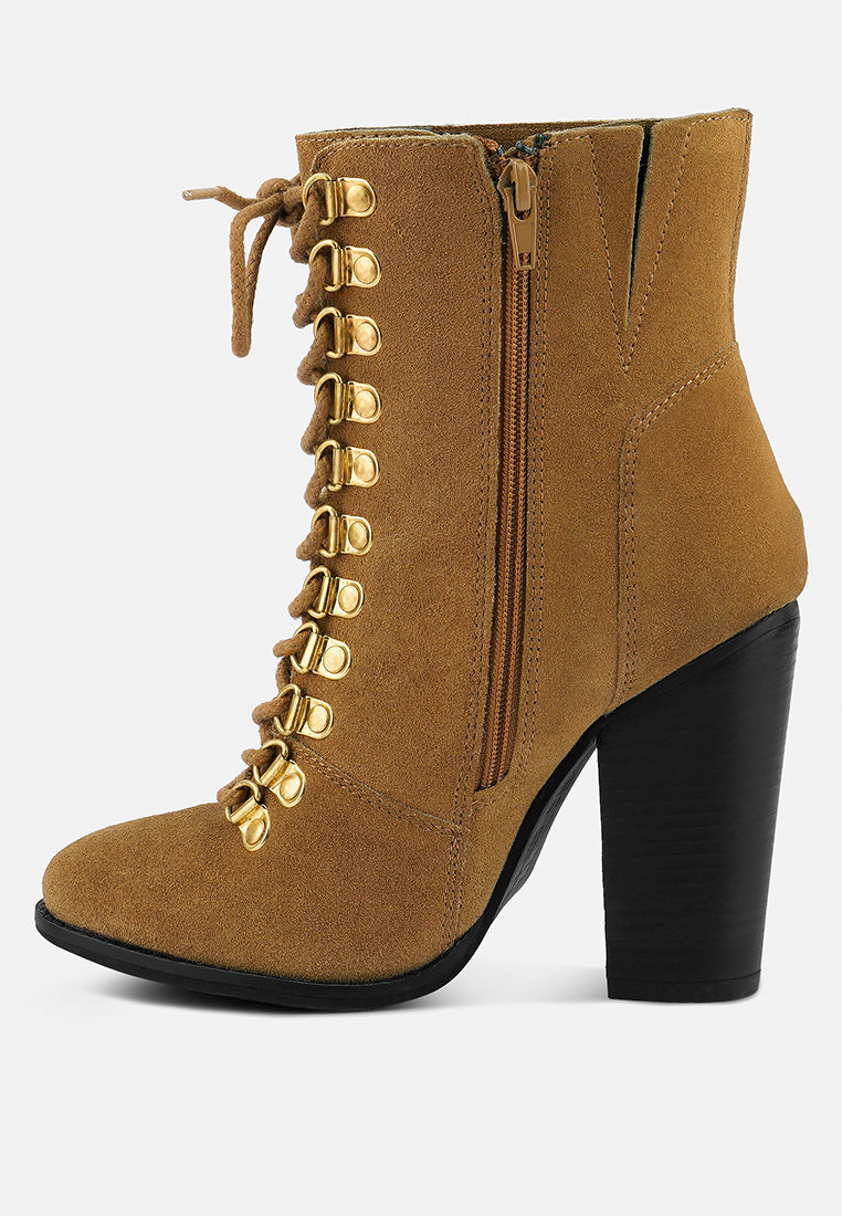 goose-feather antique tan high heeled ankle boot_tan