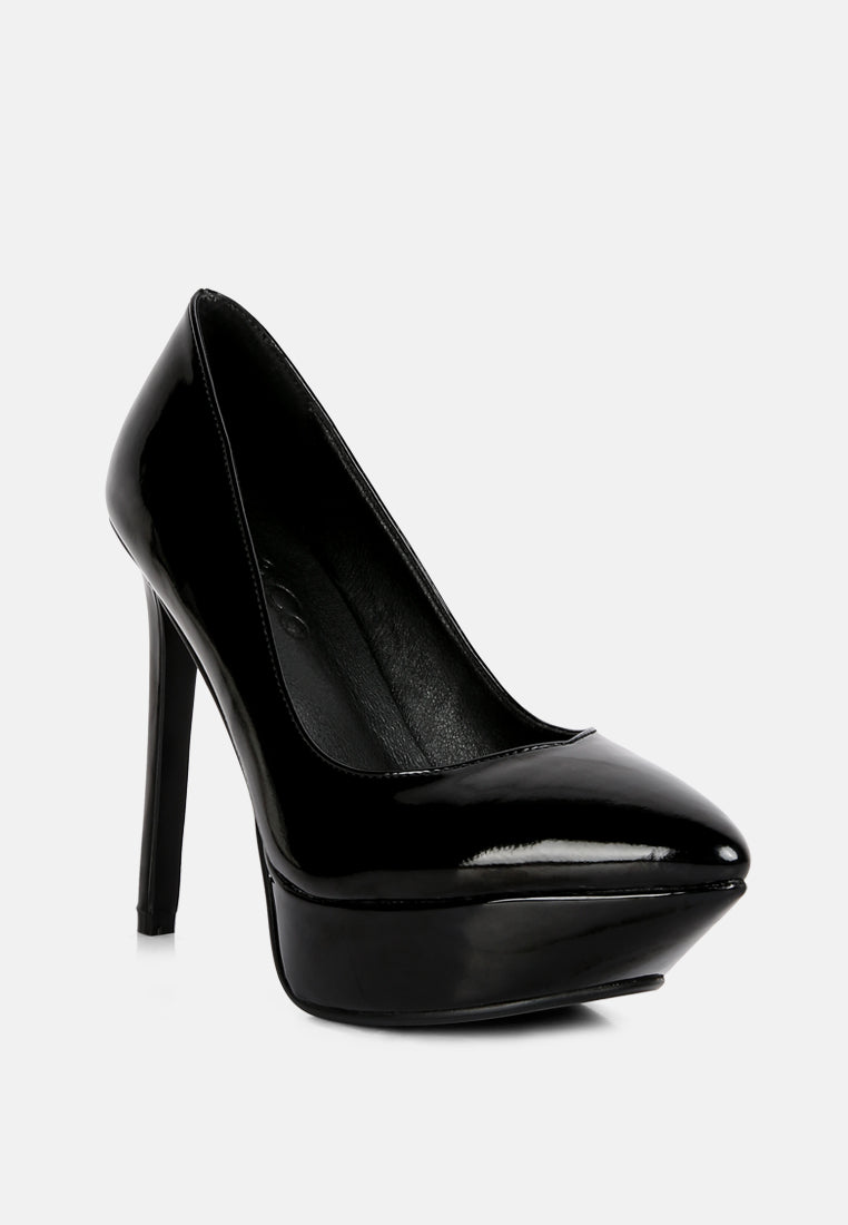 ROTHKO Black Platform Stiletto Sandals#color_black