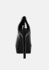 ROTHKO Black Platform Stiletto Sandals#color_black