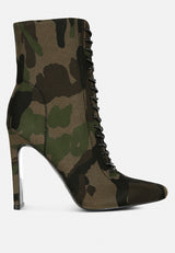 wyndham camouflage lace up leather ankle boots#color_camouflage