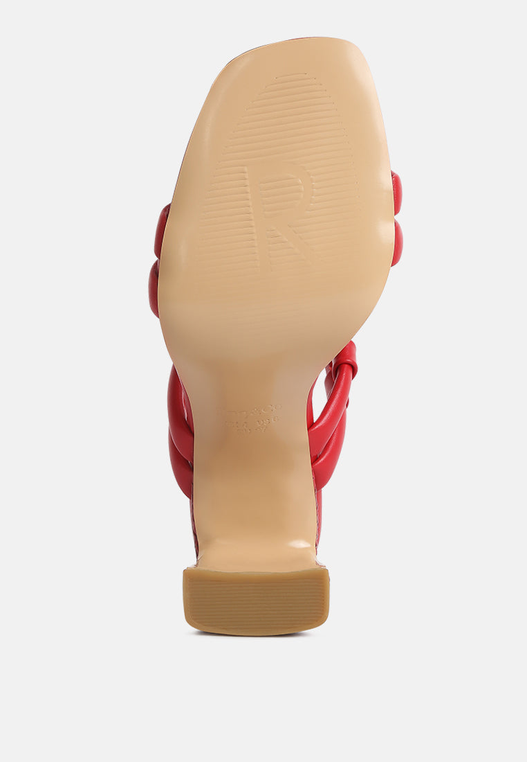 avianna red slim block heel sandal#color_red