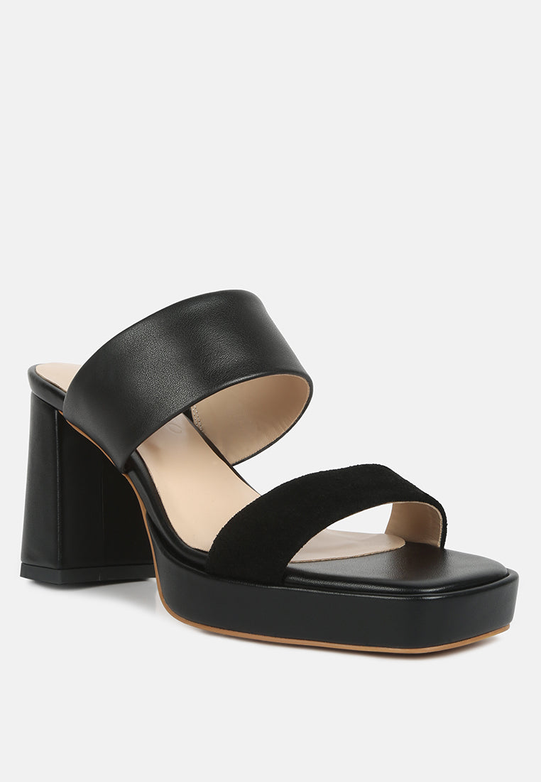 eddlia slip on platform sandals in Black#color_black