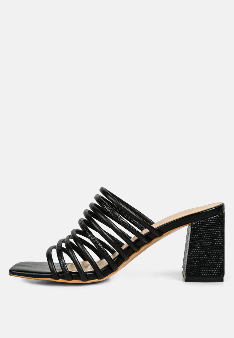 fairleigh black strappy slip on sandals#color_black