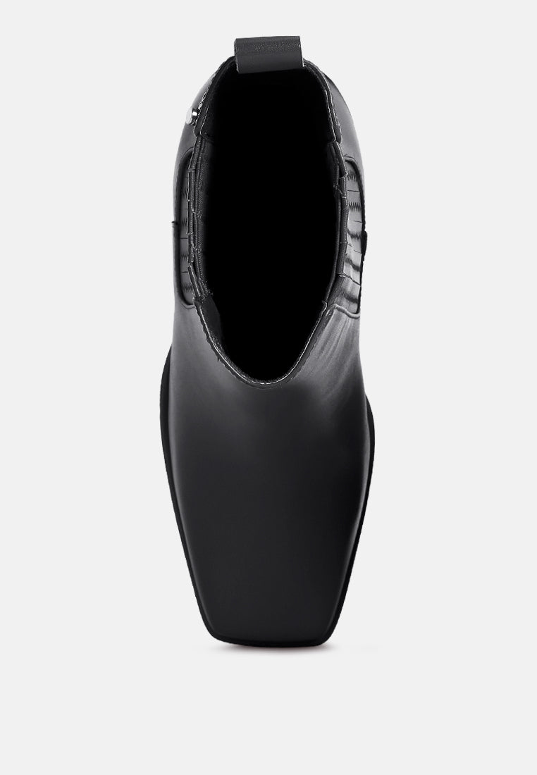 grape vine high heeled leather boot in black#color_black
