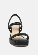 JOSLYN Slingback Block Heel Sandals in Black#color_black